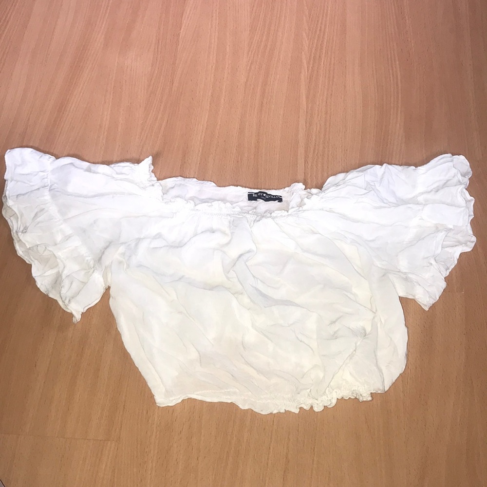 White off the shoulder blouse